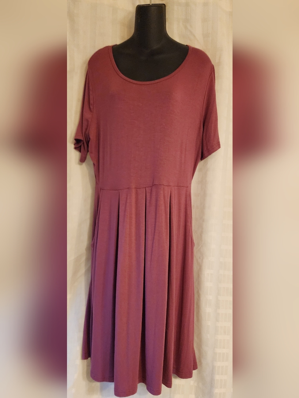 Auselily Short Sleeved Summer Dress 2xl NWT